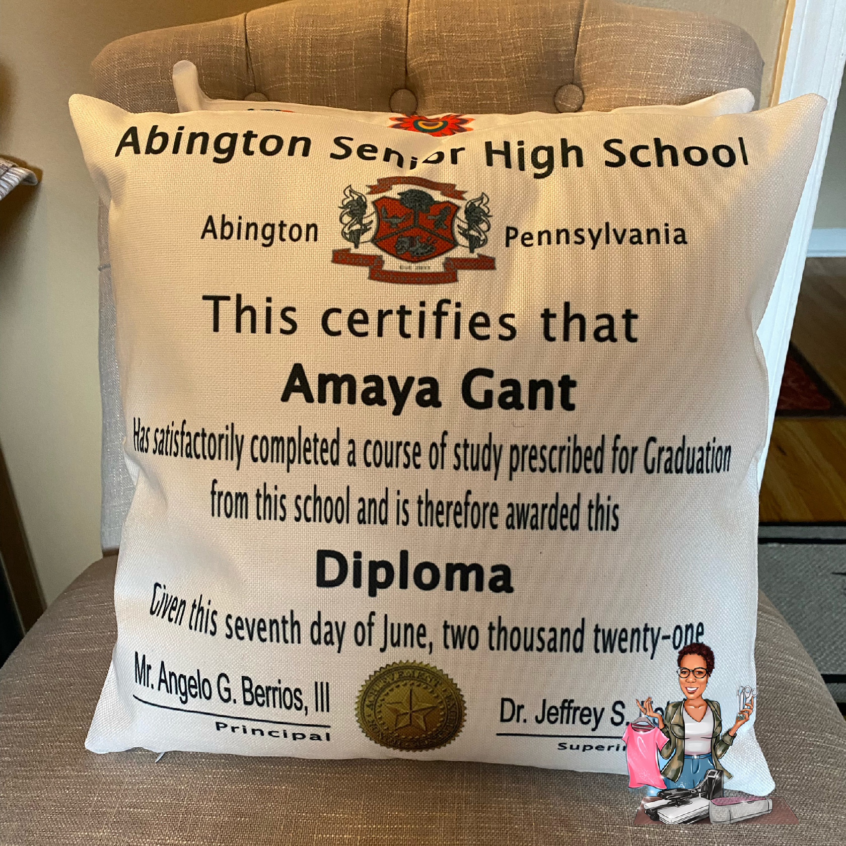 Diploma Pillow