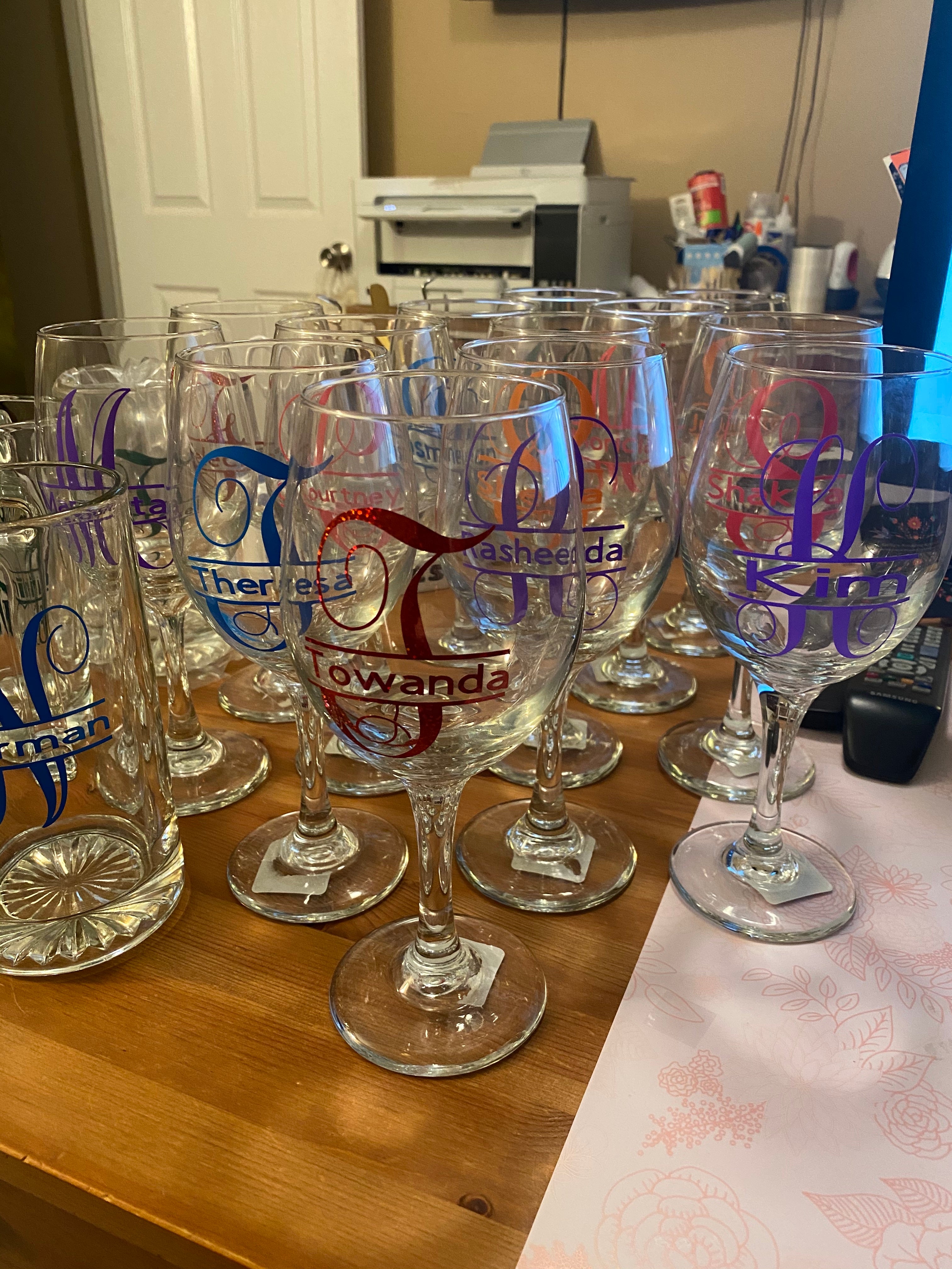 Personalized Wine Glass